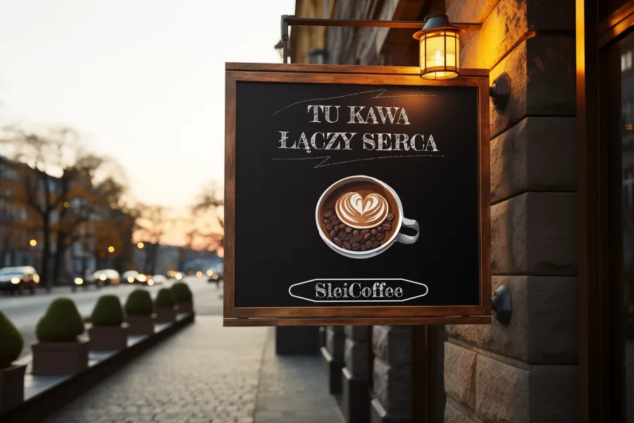 SleiCoffee – szyld – Branding, Grafika